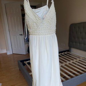 Aidan Silk Beaded Dress (with pockets!)